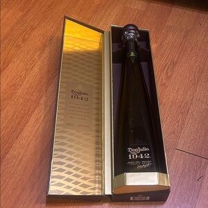 Donjulio empty bottle and box